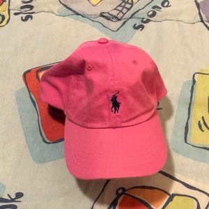 Pink Ralph Lauren Polo Hat